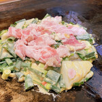 双月 - まずは材料を全て鉄板に