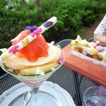 トライアングルカフェ - ちょっと食べ辛かった