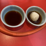 焼肉 フジサン - デフォルトのタレとオロシポン酢　タレは甘め