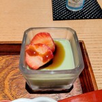 和食 からまつ - 抹茶のムース