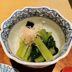 和食 からまつ - 小松菜の煮びたし
