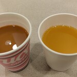 Suwanki Hoteru Otomo - コーヒーとオレンジジュース