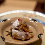 うを徳 - 2022.9 銚子産いわし（生の生姜醤油和え）