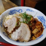 手稲ラーメン 肉玉 - 料理写真:赤ラギ麻婆 汁なし 1000円