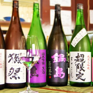 Carefully selected sake from all over the country. We can also provide recommendations◎