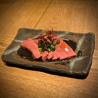 国産牧草和牛のレバ刺し〜低温調理〜