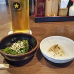 新宿うな鐵　恵比寿店 - 生ビールとお通し