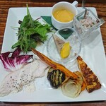 Torattoria Tsujimoto - 前菜の盛り合わせ