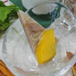 Torattoria Tsujimoto - 前菜③鶏とレバーのパテ