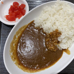 平和島パーキングエリア（上り）スナックコーナー - ミニカレー　３７０円　(2022/09)