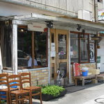 SAKURAGUMI - 傘の左上部に「食べログ」ステッカーが！