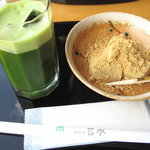 ロビーラウンジ すみれ - わらびもちセット945円