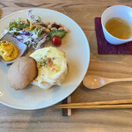 マルリ ブレッド カフェ - グラタンパンセット1100円