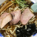 きせん食堂 - 手打にんにくラーメン　大盛