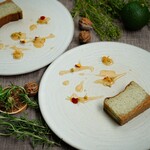 boB the garden Ginza - ジャスミンフラワーのチーズケーキ