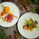 boB the garden Ginza - 黒毛和牛ロメスコソース＆ブイヤベース