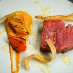 boB the garden Ginza - 黒毛和牛ロメスコソース