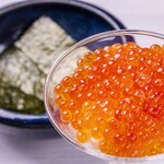 Salmon roe cocktail Sushi