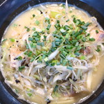 麺酒房 龍安 - バカうまネギ塩（大盛）