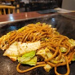 Okonomiyaki Yakisoba Fuugetsu - セットの焼きそばです。