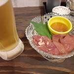 煮穴子と白ぎも - 