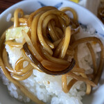 長崎ちゃんぽん 幸楽 - on the rice（涎）！