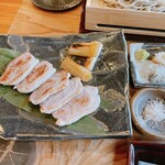 そば処 山の神 - 河内鴨の塩焼き