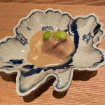 もちづき - 愛知県産無花果　胡麻クリーム　枝豆