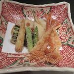 なだ万 - 天麩羅盛り合わせ