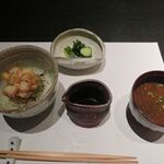 なだ万 - ミニかき揚げ天丼セット