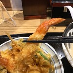 天丼・らぁ麺 ハゲ天 - 天丼の海老天