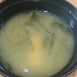 天ぷら 豊野 - 味噌汁