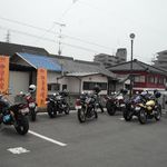 Marutomo Suisan Sengyo Ichiba - 駐車場にバイクがいっぱい。2013年4月14日高知軍団と。
