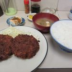 Shokujidokoro maruni - メンチカツ定食