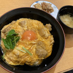 鶏料理 はし田屋 - 名物親子丼＋ザンギ（2022.9）