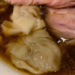 手打式超多加水麺 ののくら - ワンタン