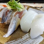 Sushi Matsu - いわし、やりいか。