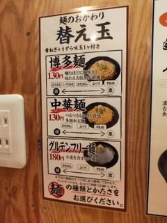 長浜豚骨ラーメン 一番軒 - 