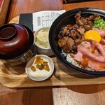 北海道キッチン YOSHIMI - 北海道牛肉カルビ＆ローストビーフ1.380円税込み