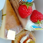 しょこら亭 - 本来なら、このサイズの箱におさまるはずのケーキたちが...