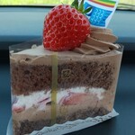しょこら亭 - チョコレートケーキ(　＾∀＾) いちごもうまー！