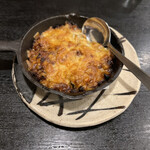 雁木亭 - ズッキーニと猪のラグーソースのチーズ焼