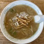 かつ平 - ラーメンみそ味のアップ