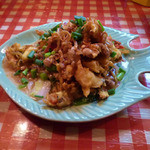 コ！ピーピー 溝の口店 - “ソフトシェルクラブのソイペースト炒め掛け”