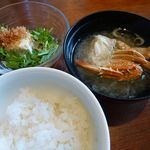 あうら橘 - ごま豆腐とクスクスのサラダ他(2013/04/15撮影)