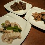 あうら橘 - おばんざい三種(2013/04/14撮影)