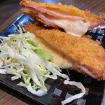 Meisanromansu - 厚焼きチーズハムカツ
