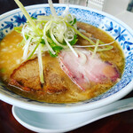 らー麺藤原家 - 長女は「濃厚鶏白湯らー麺 醤油」 塩もそうだったんですがスープが本当に美味しいです(*´꒳`*)