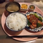 はらぺこ屋 - 日替り　酢豚定食