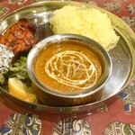 リトルスパイス - タンドリーチキンセット
      マトンカレー＋ライス